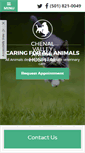 Mobile Screenshot of chenalvalleyanimalhospital.com